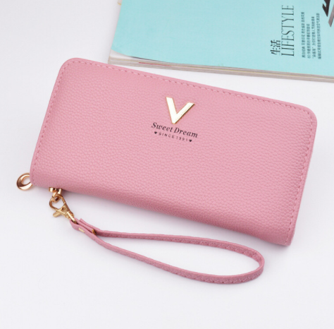 Ladie's Zipper Clutch Wallet