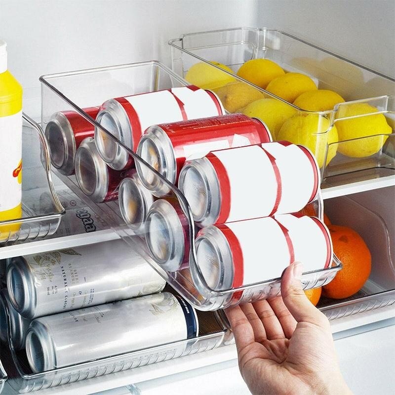 Plastic Pantry Dispenser Rack for Cans