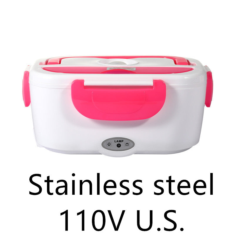 Kitchen Electric Heated Stainless Steel Lunch Box