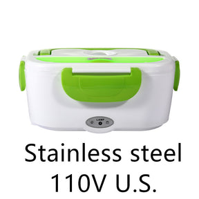 Kitchen Electric Heated Stainless Steel Lunch Box