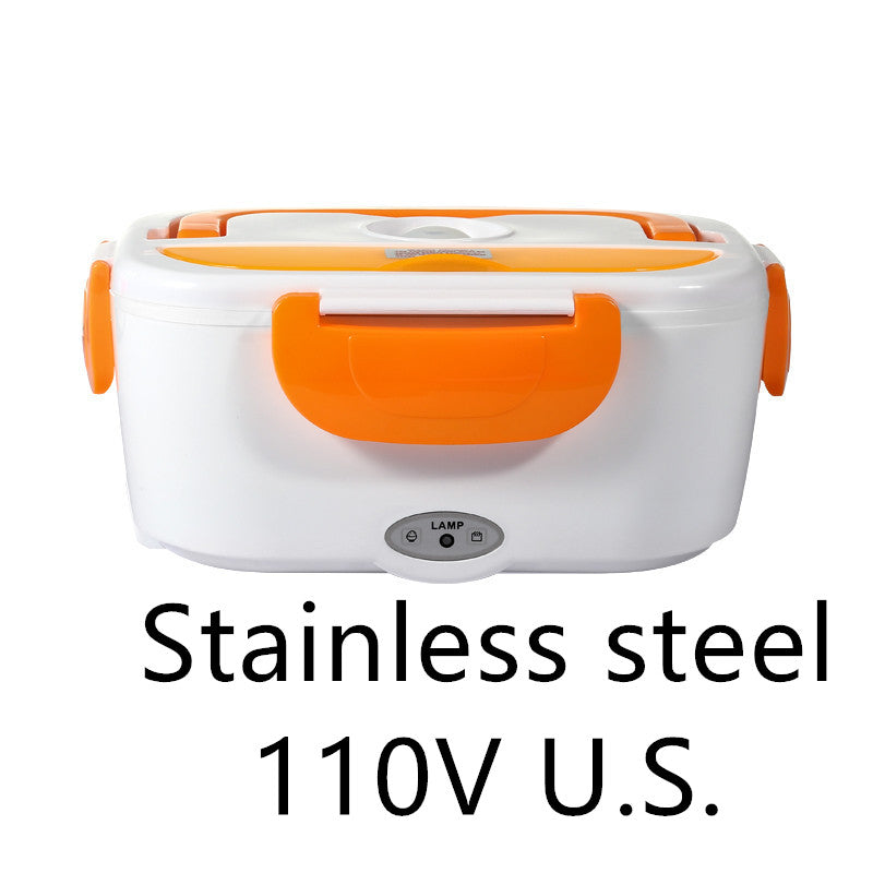 Kitchen Electric Heated Stainless Steel Lunch Box