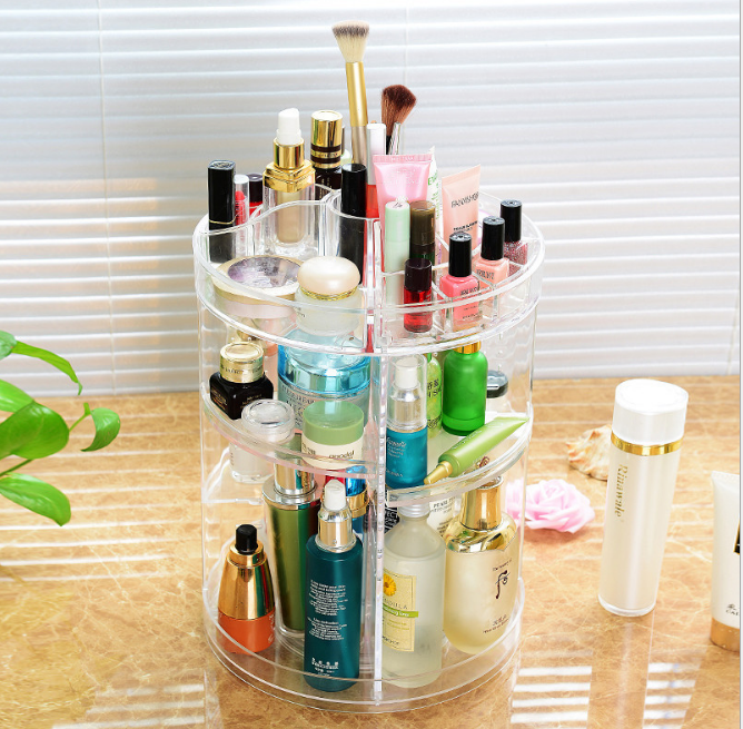 Cosmetics 3D Acrylic Makeup Organizer 360