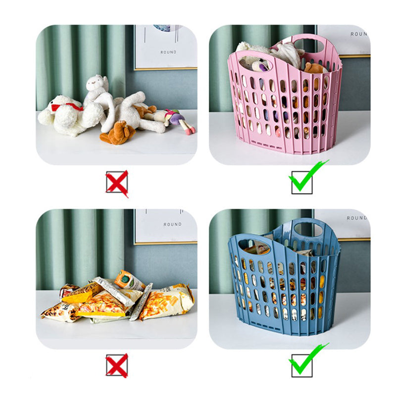 Plastic Folding Laundry Basket