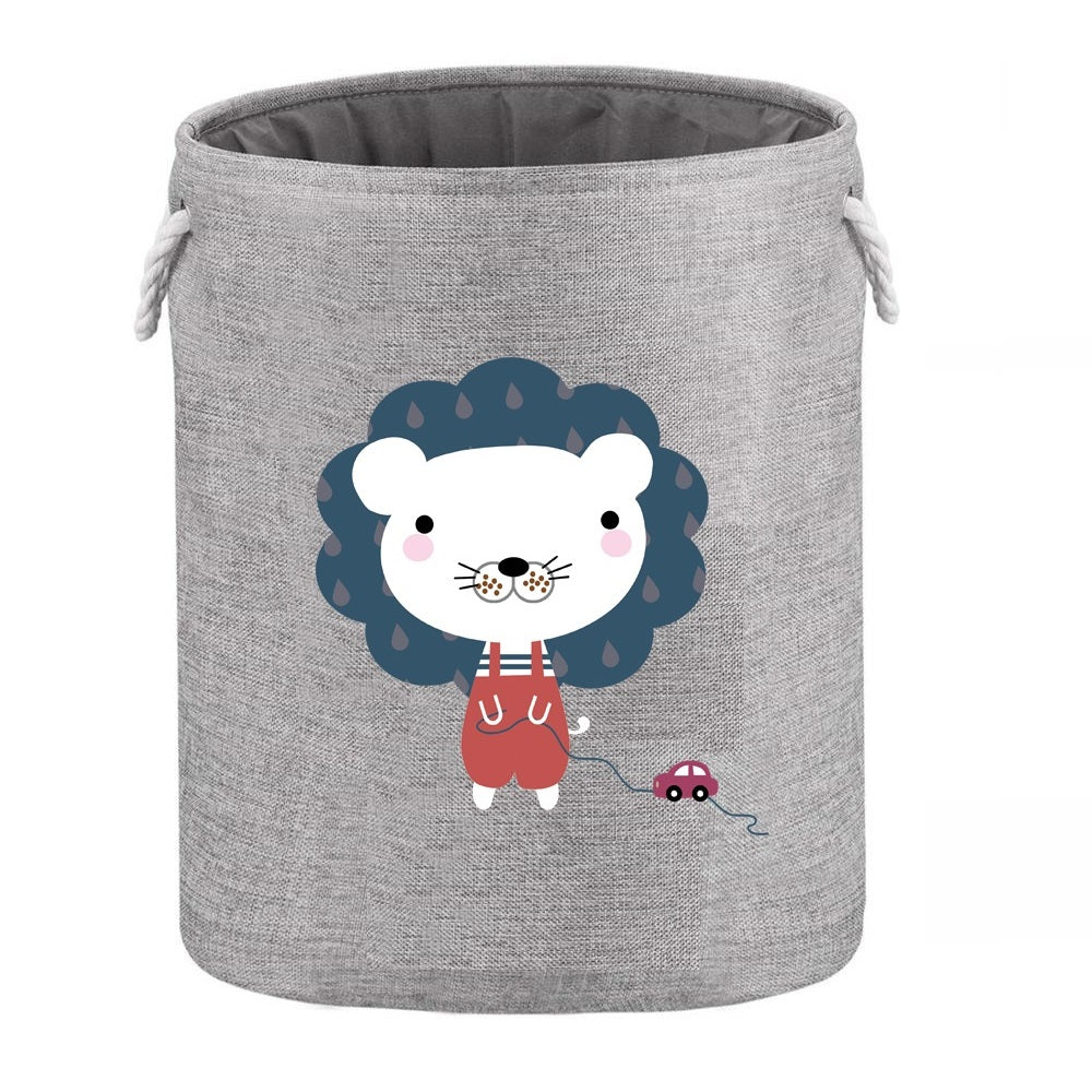 Large Storage Basket with Animal for Kids