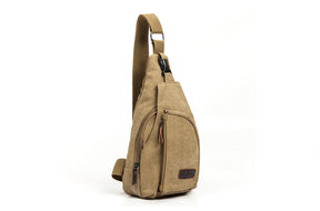 Casual Men's Chest Canvas Crossbody Bags