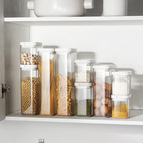 Kitchen food storage canisters