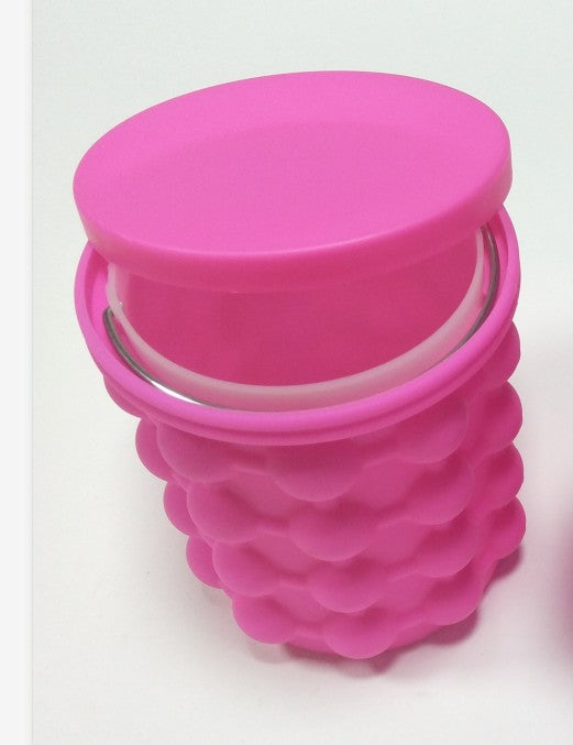 Silicone Bucket Saving Ice Cube Maker Container