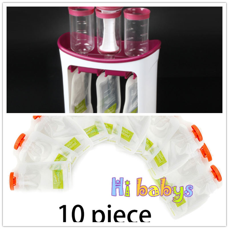 Pouch Filling Station for Babies and Toddlers Fresh Fruit Juice Food Maker with Storage Bags