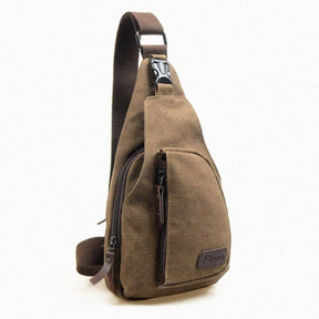 Casual Men's Chest Canvas Crossbody Bags