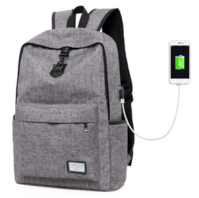 Fashion Anti-Theft Backpack with USB Power Connection