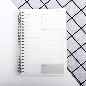 Daily Planner Schedule Work Efficiency Stationery Book