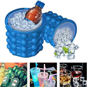 Silicone Bucket Saving Ice Cube Maker Container