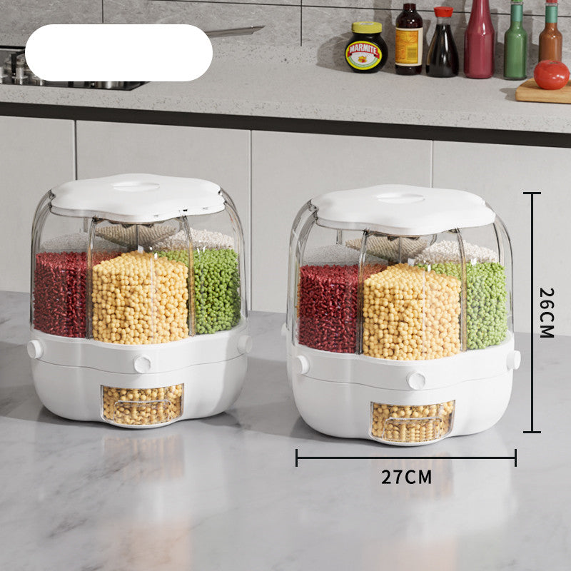 360 Rotating Large Food Storage Container