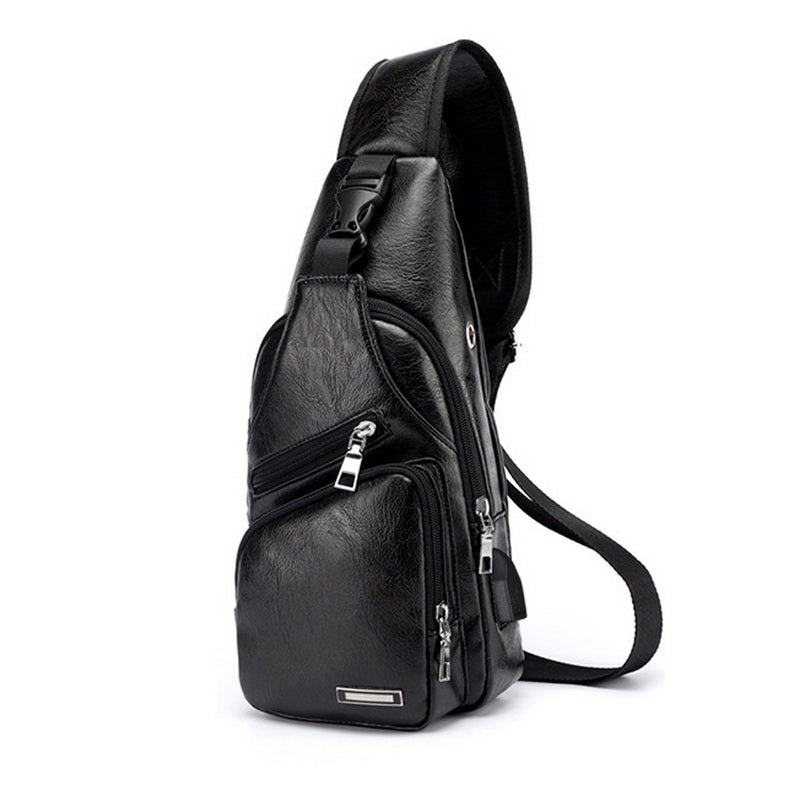 Men's Adjustable Strap, Large Sling Bag