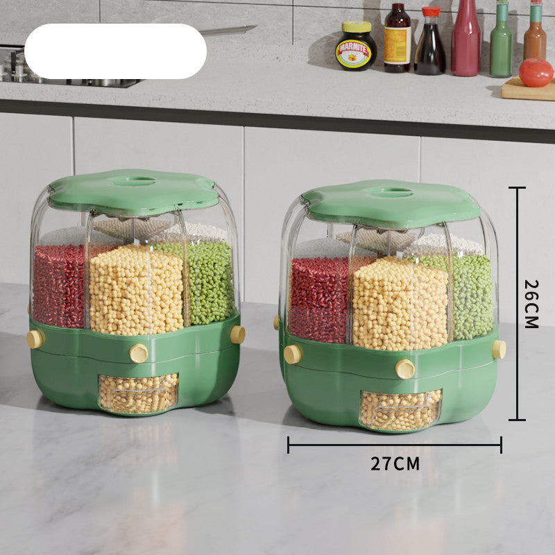 360 Rotating Large Food Storage Container