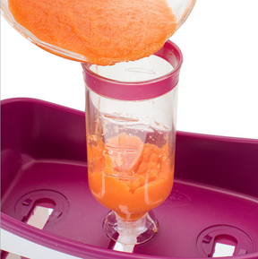 Pouch Filling Station for Babies and Toddlers Fresh Fruit Juice Food Maker with Storage Bags