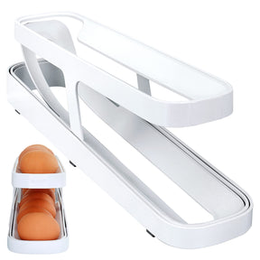 Automatic Scrolling Egg Rack Holder Storage Box