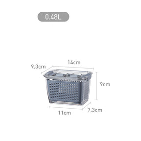 Kitchen Refrigerator Storage Containers With Lid