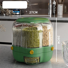 360 Rotating Large Food Storage Container