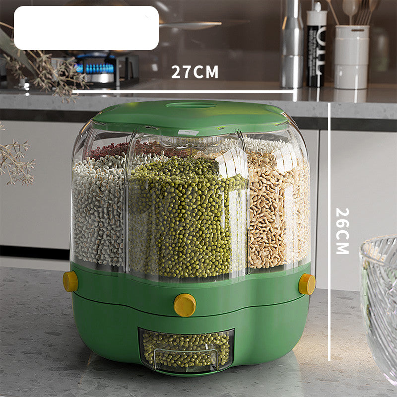 360 Rotating Large Food Storage Container