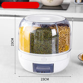 360 Rotating Large Food Storage Container