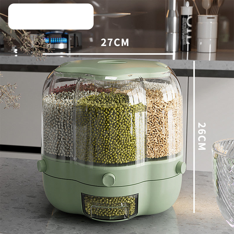 360 Rotating Large Food Storage Container