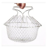 Stainless Steel Multi-Function Foldable Chef Cooking Basket