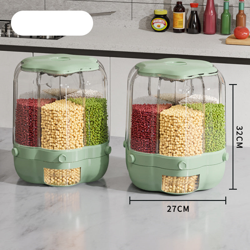 360 Rotating Large Food Storage Container