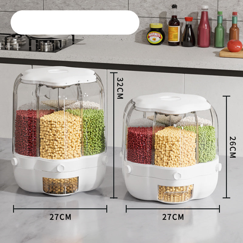 360 Rotating Large Food Storage Container