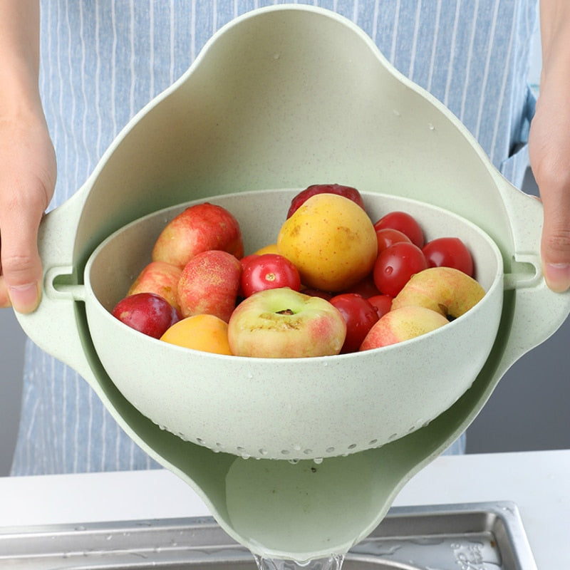 Plastic Washing Basket for Fruit and Rice