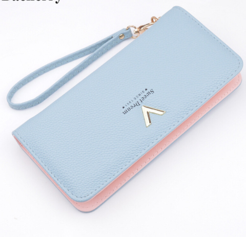 Ladie's Zipper Clutch Wallet