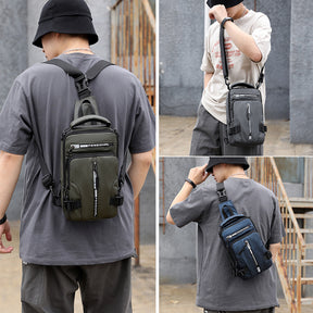 Men Waterproof Small Sling Bag