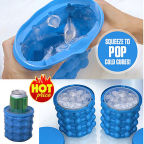 Silicone Bucket Saving Ice Cube Maker Container