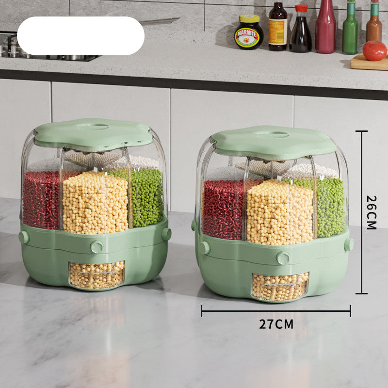 360 Rotating Large Food Storage Container