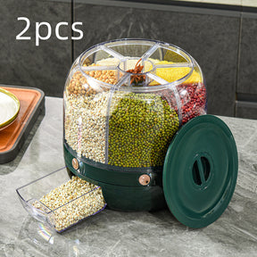 360 Rotating Large Food Storage Container