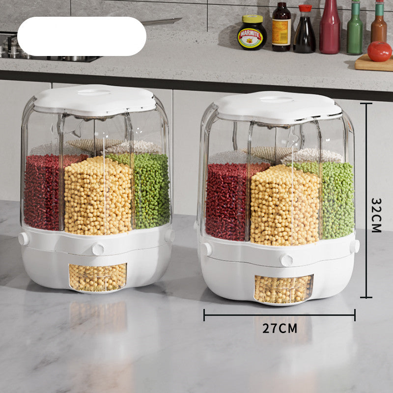 360 Rotating Large Food Storage Container