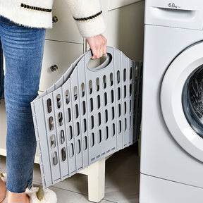 Plastic Folding Laundry Basket