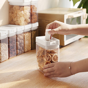 Kitchen food storage canisters