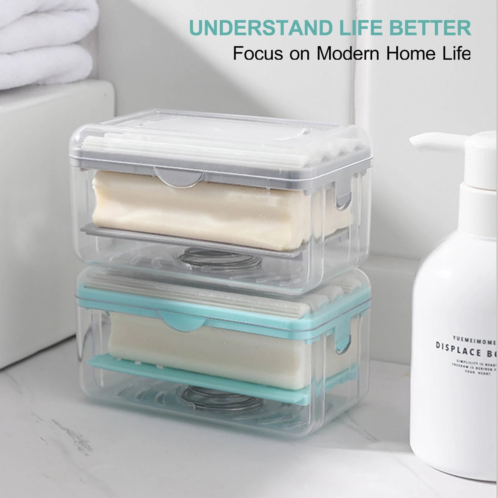 New Roller Soap Dish with Storage Holder For Bathroom