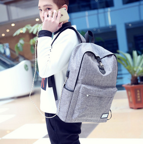 Fashion Anti-Theft Backpack with USB Power Connection