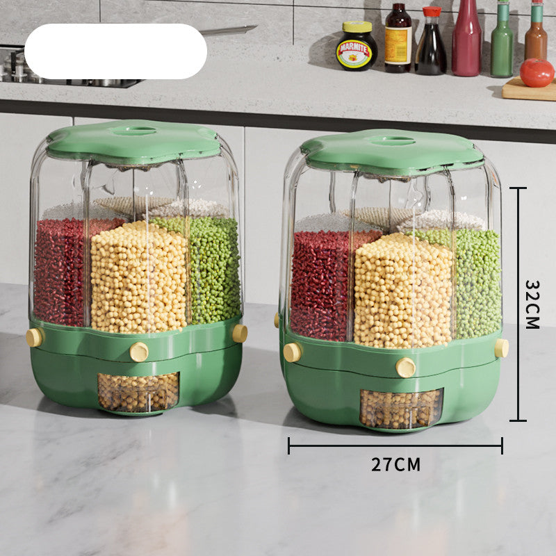 360 Rotating Large Food Storage Container