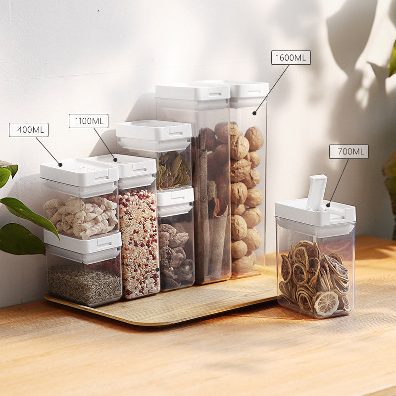 Kitchen food storage canisters