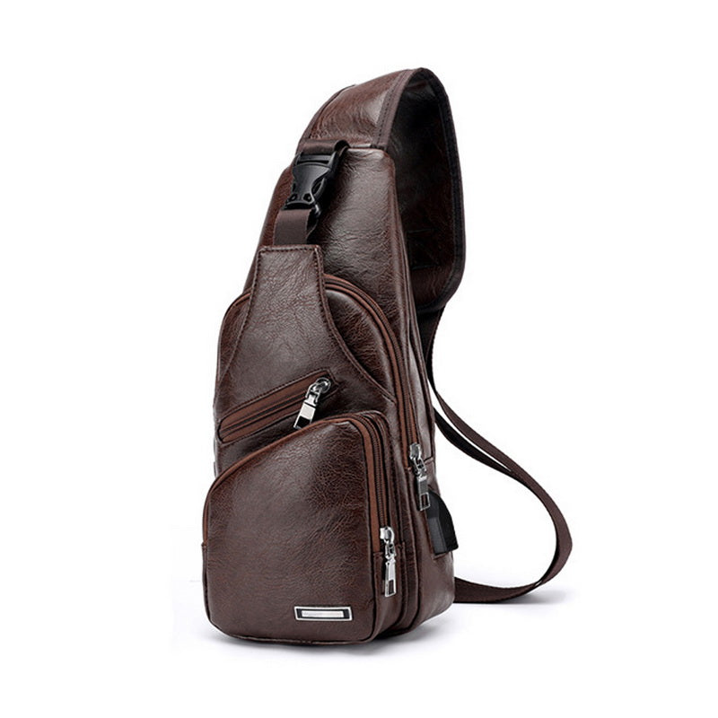 Men's Adjustable Strap, Large Sling Bag