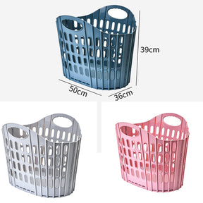 Plastic Folding Laundry Basket