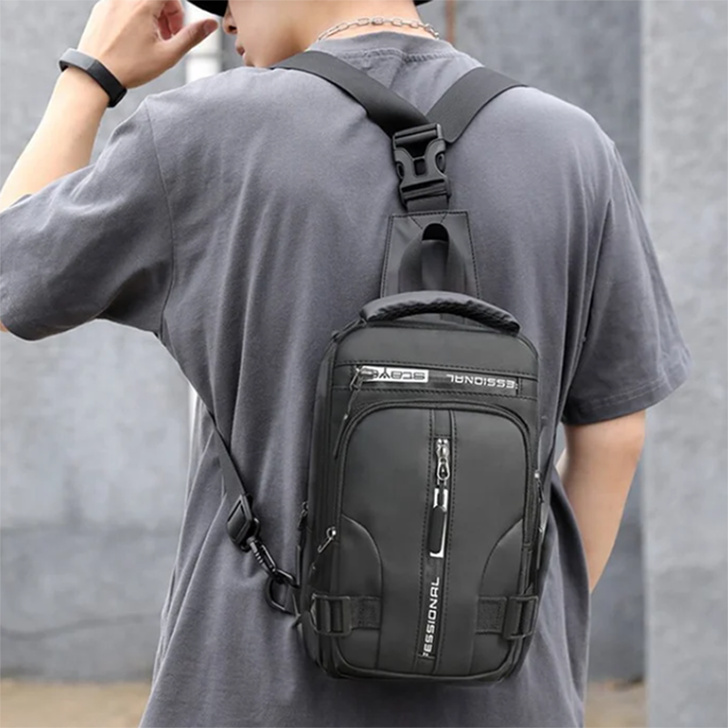 Men Waterproof Small Sling Bag