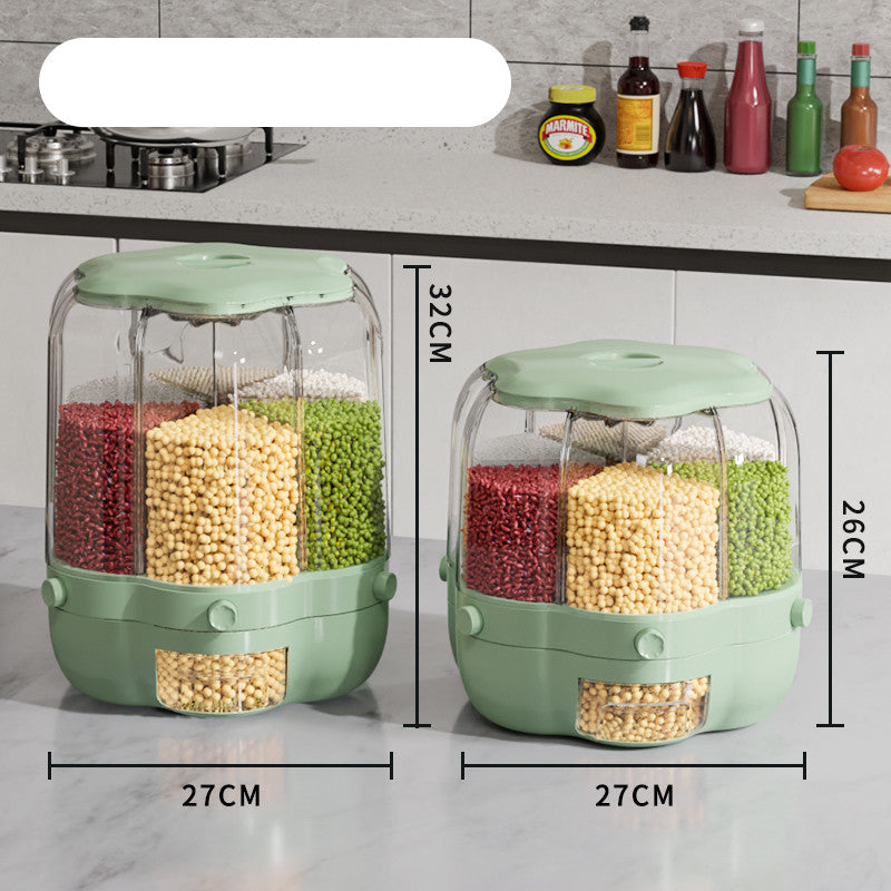 360 Rotating Large Food Storage Container