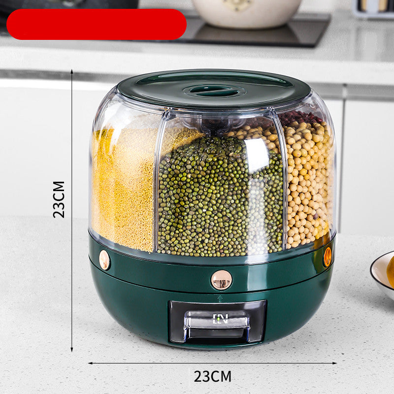 360 Rotating Large Food Storage Container