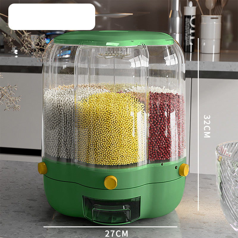 360 Rotating Large Food Storage Container