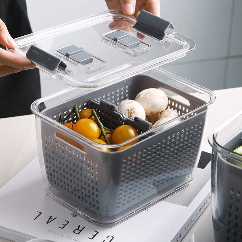 Kitchen Refrigerator Storage Containers With Lid